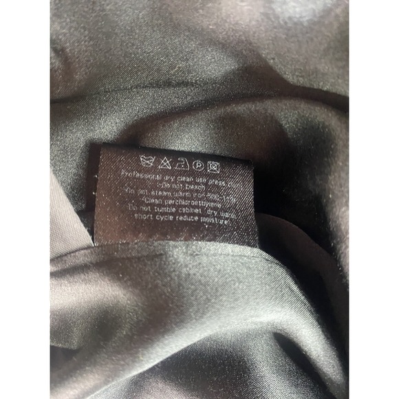 Vintage Giorgio Armani Tuxedo Jacket 42R Black Wool Silk Lined Formal Italy - Picture 14 of 16